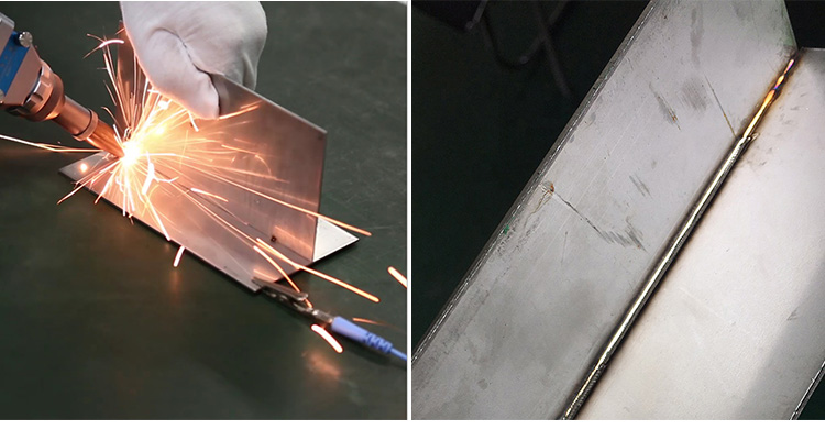 Máquina de soldadura por láser de aleación de aluminio soldadura